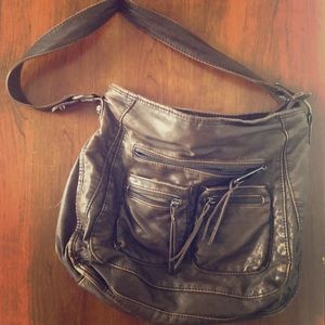 Brown Pleather Purse